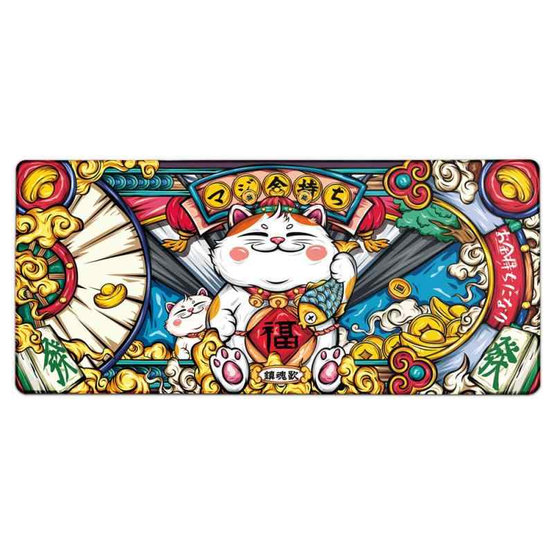 Soexyaper超大型マウスパッド中国風マウスパッド大型デスクトップマットPCパッド超大型リストゲームマウスパッド大型滑り止めパッド