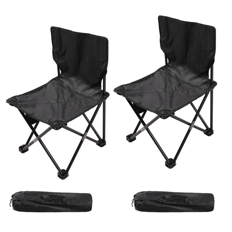YOGOTO アウトドアチェア 2個セット 一秒開閉収納 キャンプ椅子 運動会 スポーツ観戦 折り畳み式 超コンパクト収納 軽量 ハイキング お釣り 登山 収納バッグ付き 耐荷重85kg 収束式 バーベキュ