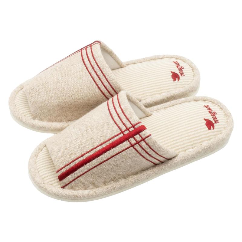 オクムラ スリッパ ナチュラルクロス外縫い