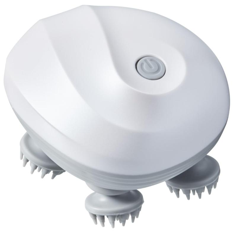 電動頭皮ブラシ 3D振動 頭皮リラックス ギフト 静音 FUJI JAPAN USB充電式 ワンタッチ 3モード切替 コンパクト 軽量 6カ月