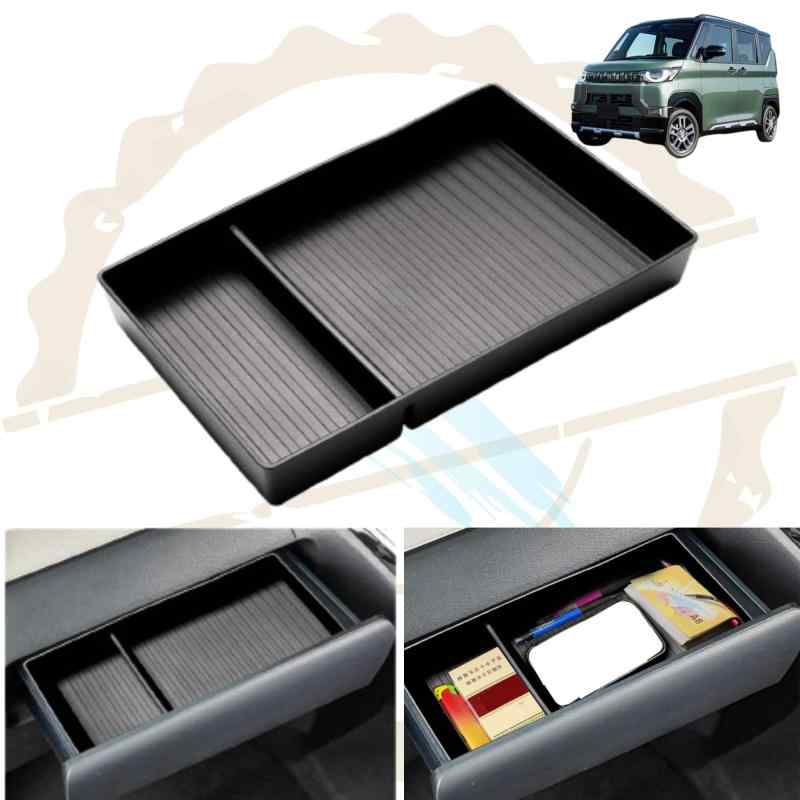 DodoxDIY 適用 新型デリカミニ カスタム パーツアクセサリー コンソールトレイ 収納 ボックス B3系 B34A/B35A/B37A/B38A 専用内装パーツ