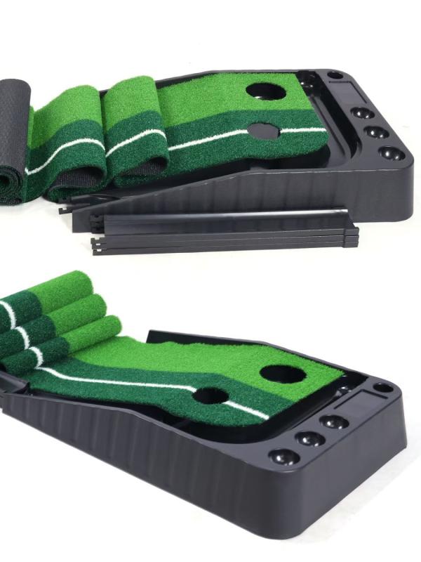 ゴルフ パター 練習 マット 室内用 自動 ボール 回収 機能 人工芝 グリーン フェアウェイ 切り替え 二重 ホール 練習 パッド ホーム トレーニング 初心者 対応 耐久性 素材 ポータブル 形状・カテゴリ: 室内ゴルフ・主な素材: プラスチック・スタイル: スポーツ潮流・仕様: 3m無バリア無返球レーン無返球器.3m有バリア返球レーン・カラー展開: 緑