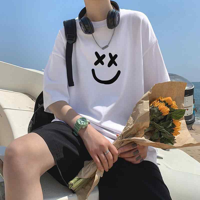 樂天商城 - 半袖 Tシャツ メンズ 夏用 ゆったり ヒップホップ カジュアル トップス ストリート 普段使い ビッグシルエット 軽量 吸湿速乾