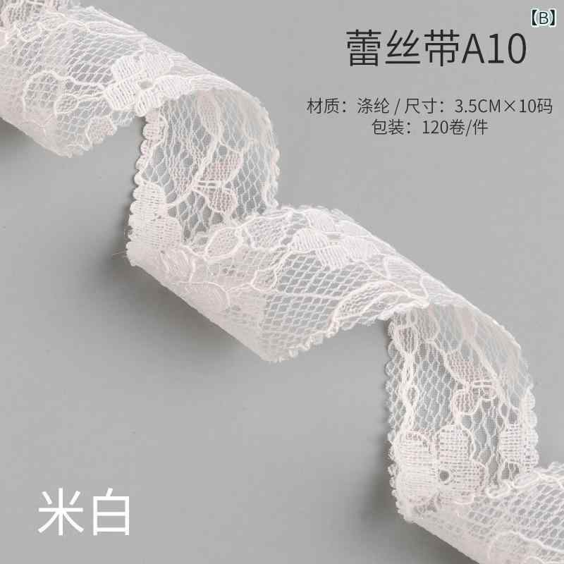 リボン 透かし彫り レース ダブル オーガンジー シアー 織りテープ 花柄プリント ...