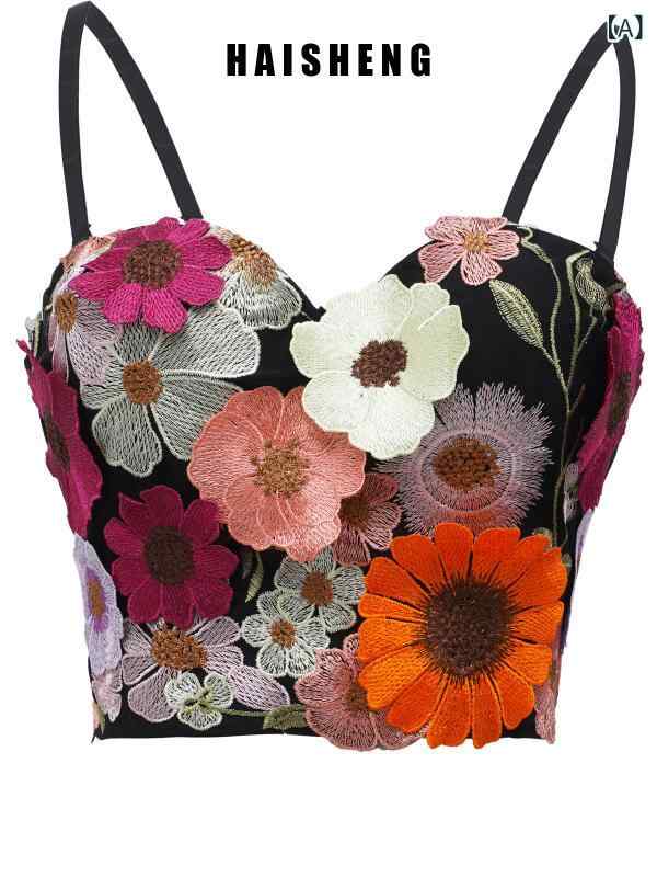 ワンピース レディース 花柄 華やか 上品 パーティー ドレス 舞台衣装 キャミソー...