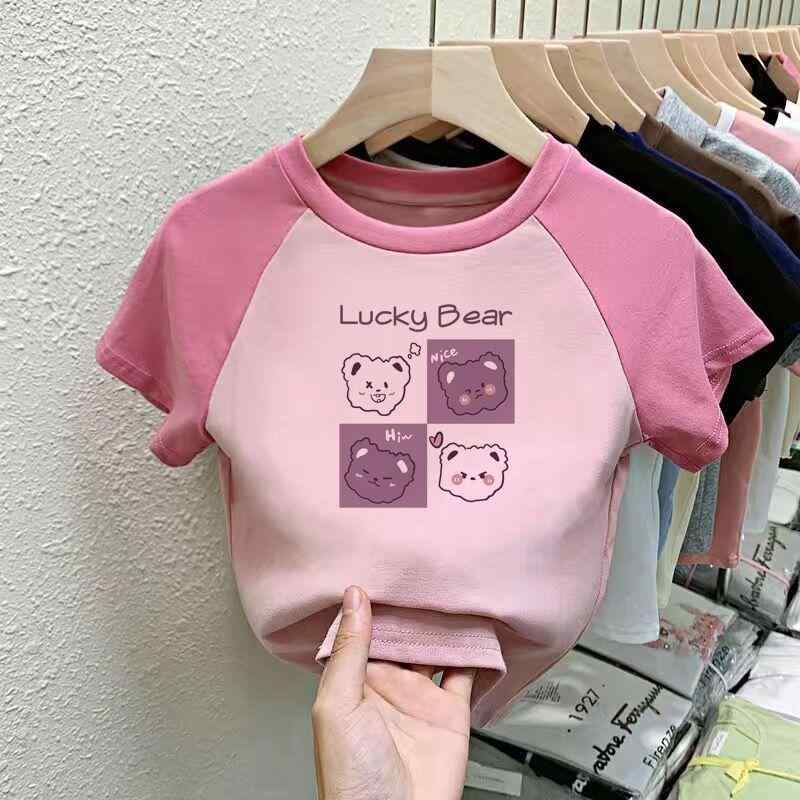 Tシャツ 女の子 キッズ 子供 ジュニア 半袖 トップス カットソー トップス 普段使...