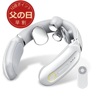 【P10倍★父の日早割】 EMS ヒートネック 父の日首 肩こり 首マッサージャー EMS 解消グッズ リラックス マッサージャー 健康グッズ ギフト 温熱 軽量 温め 首掛け コードレス スマート ヒート ネック ポータブル 誕生日 プレゼント 敬老の日