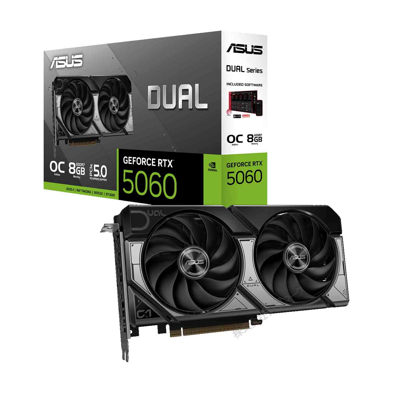 ASUS NVIDIA GeForce RTX 5060 OC Edition オーバークロック グラフィックボード DUAL-RTX5060-O8G ＜新品＞ [94870]