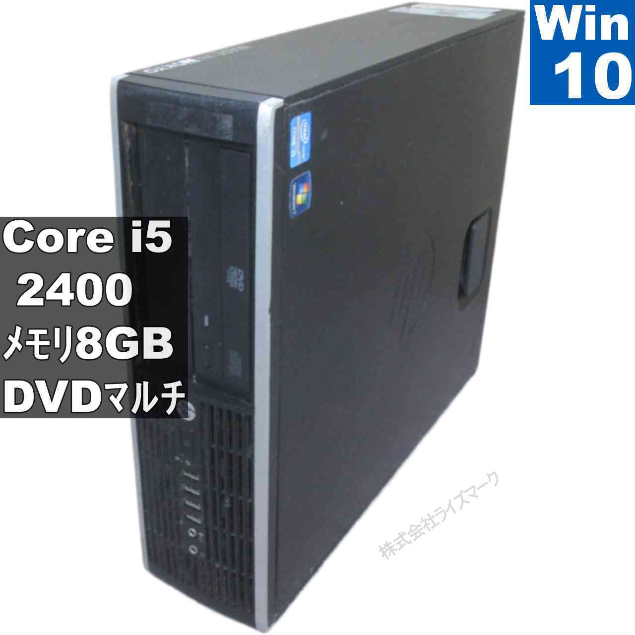 【中古】 HP Compaq 6200 Pro SFF Core i5 2400 Windows10 Pro MS 365 Office Web スリム型 長期保証 [96090]