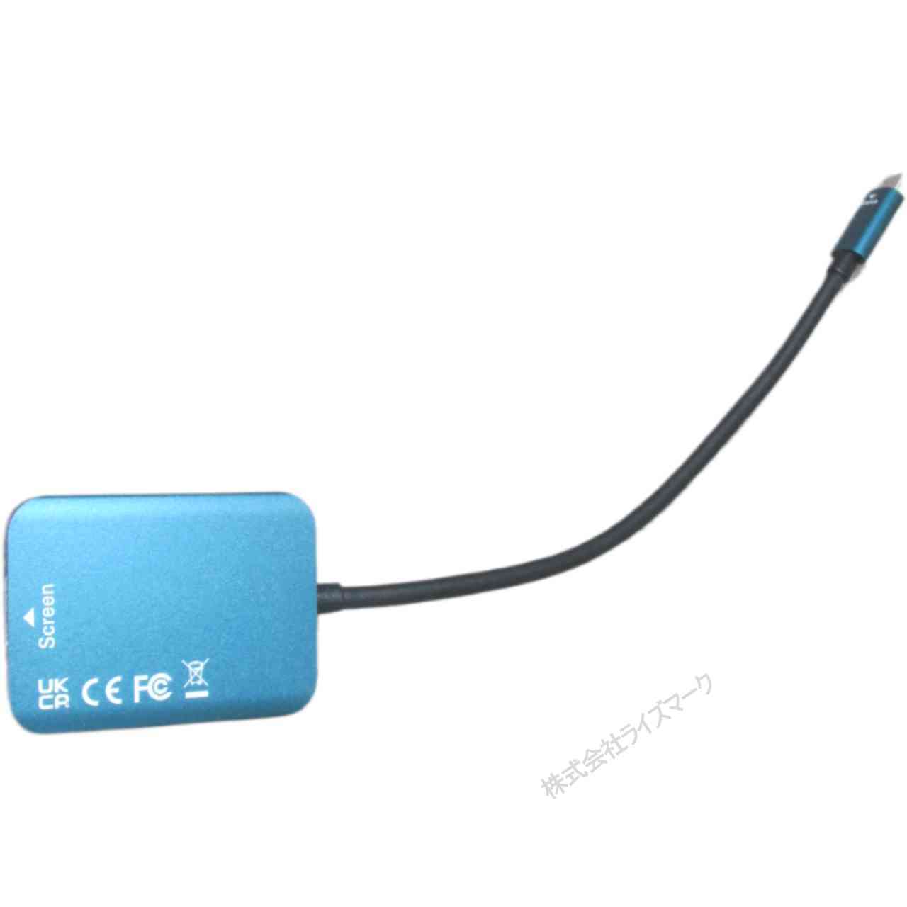 乐天商城 - 【中古】 USB多機能ハブ タイプC接続 4種 VGA/HDMI/USBタイプA/USBタイプC 送料無料 保証付 [96216]