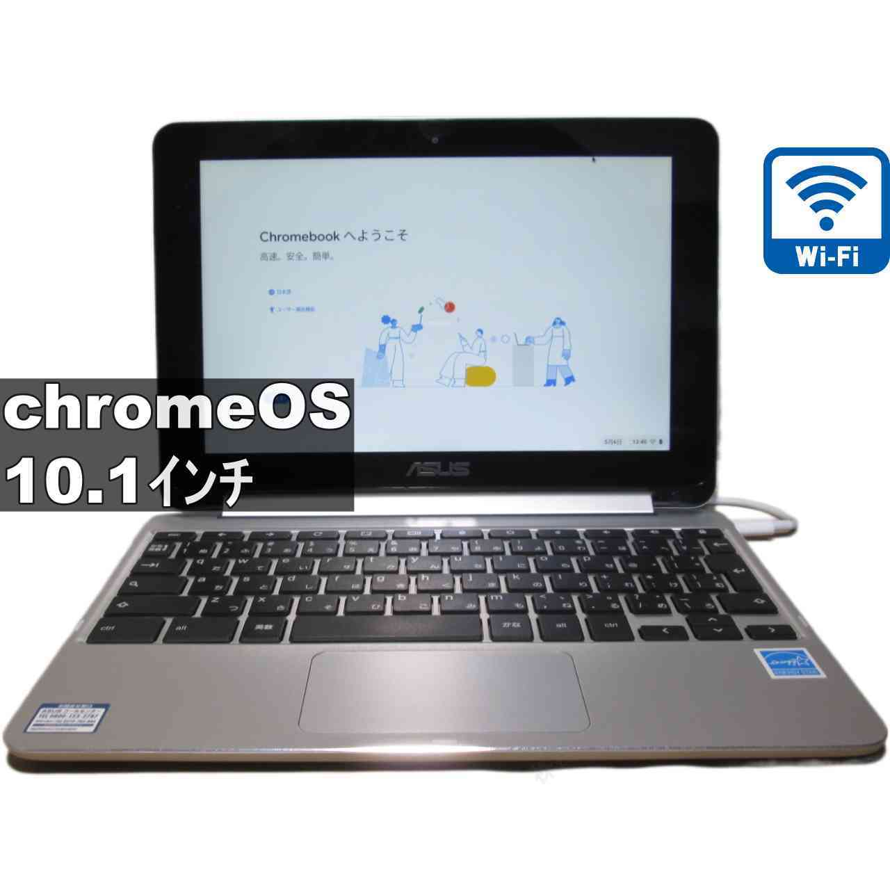 [Used] ASUS Chromebook Flip C101PA OP1 Hexa-core 2.0GHz ChromeOS Wi-Fi Bluetooth Long-term warranty [96327]