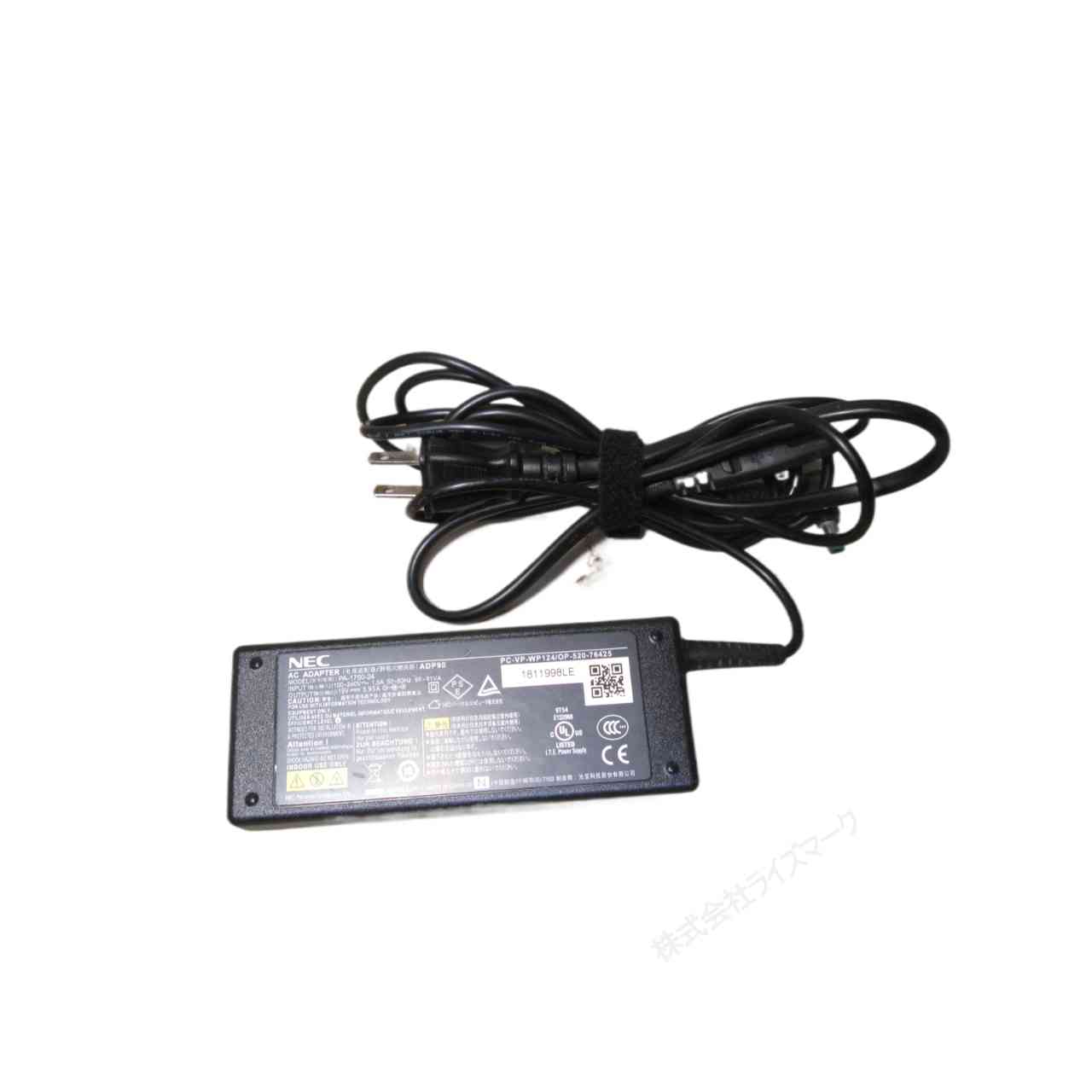 Rakuten - 【中古】 ACアダプター NEC ADP90 PC-VP-WP124 19V 3.95A 外径5.4mm 保証付 [96452]