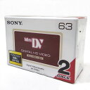 SONY 2DVM63HD DIGITAL HD VIDEO ミニDVカセッ