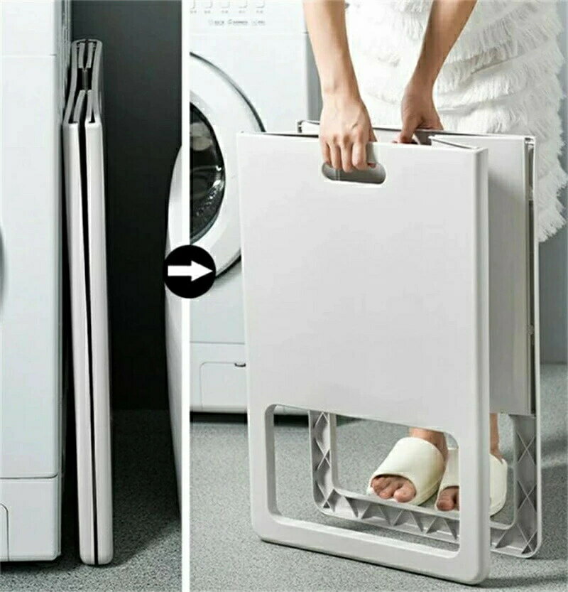 ランドリーバスケット 折りたたみ 48L 洗濯かご 洗濯カゴ 大容量 プラスチック 無地 シンプル 取っ手付き 脱衣所 脱衣かご 洗濯物入れ 収納 ランドリーボックス 軽い バスケット 新生活