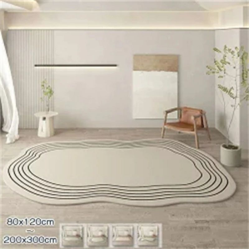 Rakuten - ラグ 洗える カーペット 200x300 ラグマット 80x120cm ダイニングラグ 絨毯 ホットカーペット対応 北欧 おしゃれ ウォッシャブル リビング 床暖房対応 じゅうたん オールシーズン 滑り止め 大判 耐磨 高密度 高級感 子供部屋 寝室 ペット 韓国 インテリア 新生活 送料無料