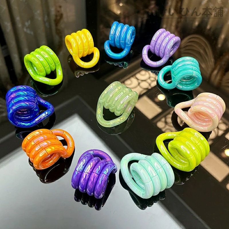 riseショップのスクイーズ玩具 ねじる遊ぶ ストレス解消 大人 子供 オフィス 減圧おもちゃ 変形ロープ 減圧グッズ おもちゃ　洗える 家族 子供用巻き取り減圧ロック解除変形ロープ、交換可能な通気おもちゃ3歳以上の子供と大人向けの小さな学校用具、 【海外通販】｜アングル2