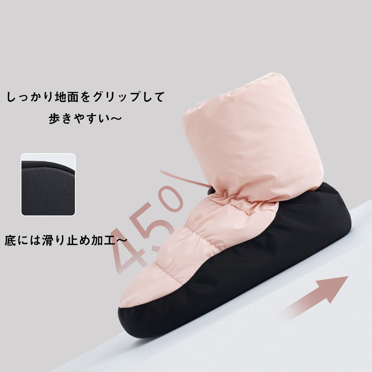 riseショップの送料無料 バレエ シューズカバー ウォームブーツ バレエシューズ ウォーム 女の子 シューズ バレエ用品 あったか ショート ウォームアップブーツ 防寒 バレリーナ バレエトウシューズ レ｜アングル3