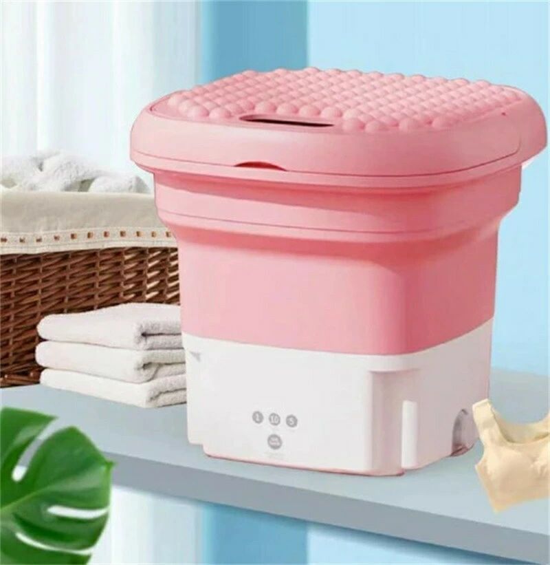2.8L 折りたたみ洗濯機 脱水機能付き 小型洗濯機 簡易洗濯機 ミニ洗濯器 家庭用 介護用品 おもちゃ ペ..
