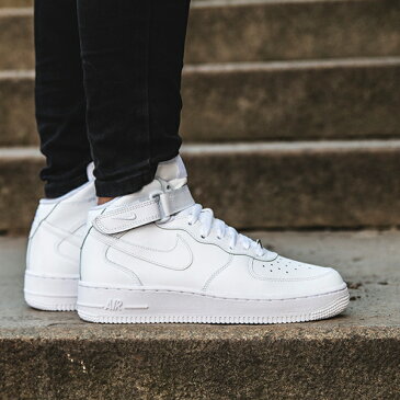 【クーポンで最大10％OFF！】ナイキ エアフォース1ミッド GS レディース ジュニア 白 NIKE AIR FORCE1 MID GS 314195-113 nike67