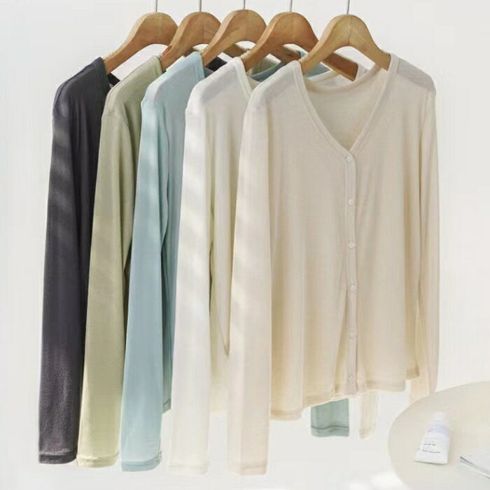 【1194円！40%OFFクーポンで】カーディガン UVカット ニットカーディガン レディース 薄手 夏 長袖 シアー素材 シアーカーディガン サマーニット カーデ 紫外線カット 紫外線対策 ミディアム丈 羽織り サマーニットソー オフィス きれいめ 春夏[郵1.5]^bm1472^ rising-sun2010-10007754 Yellow サンプル画像3