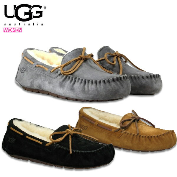 UGG アグ モカシン ダコタ レディース ファー フラットシューズ ムートン 靴 暖かい スエード ボア ^DAKOTA 5612【ug001】^のサムネイル