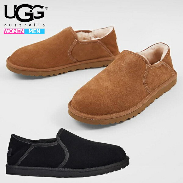 UGG アグ モカシン ケントン メンズ ファー スリッポン 靴 ムートン 冬 防寒 暖かい スエード ボア ギフト プレゼント ^KENTON 3010【ug003】^