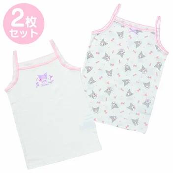 【クロミ】女児2枚組キャミソール・アメ柄（100cm～130cm）