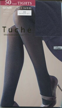 お買い得【グンゼ】Tucheクリアラメタイツ:50デニール