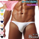 メンズ ビキニ ブリーフ セクシー ショーツ ビキニブリーフ ローライズ フルバック ハーフシーム ハーフ シームレス メンズビキニ スケスケ メンズ下着 男性...