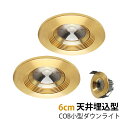 ダウンライト LED 天井照明器具 50φ 埋め込み 交換 天井ライト インテリア照明 3W 5W 電球色 温白色 昼光色 COBダウンライト リビング ダイニ...