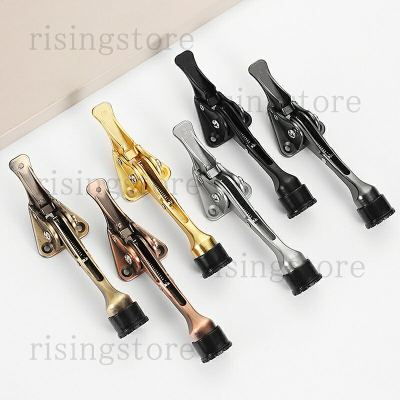 ドアストッパー 玄関 強力 折り畳みドアストッパー 扉止め 防犯 引き戸 静音 小型 金属 簡単な取り付け 家庭用 事故防止 使いやすい 便利 取付簡単 固定 おりたたみ ストッパー 室内 ドア止め ドアストップ おしゃれ 扉 ブラック ドア ホワイト [2]