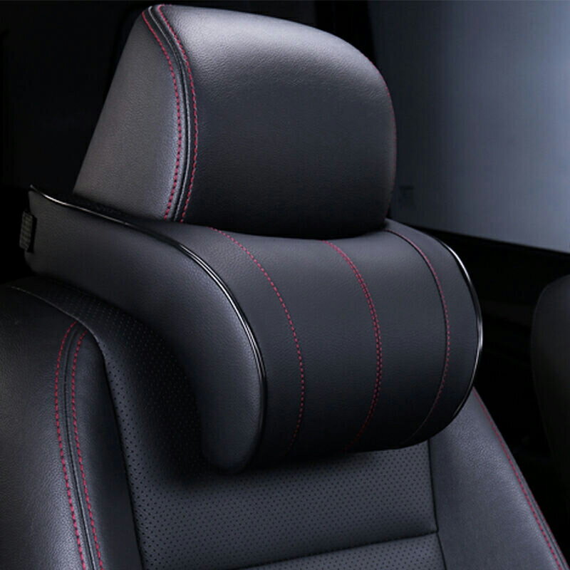 ヘッドレスト 後付け 車用 旅行用 ネックピロー 首枕 低反発 波段曲線 ストレートネック 自動車用 長距離運転 首サポート 休憩 安眠用 クッション 後部座席...