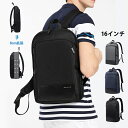 BANGE リュックサック メンズ レディース ビジネス リュック バッグ 薄型 10L-20L 大容量 おしゃれ 韓国 2way 男女兼用 出張 通勤 旅行 ...