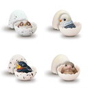 てのりベイビーフレンズ (シマエナガ ベイビー,セキセイインコ ベイビー,ツバメ ベイビー,文鳥 ベイビー) 4個セット