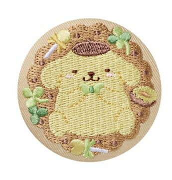 6．ポムポムプリン サンリオキャラクターズ 刺繍缶バッジビスケット3(再販）のサムネイル