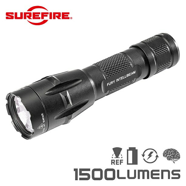 SUREFIRE FURY INTELLIBEAM Auto-Adjusting Dual Fuel LED Flashlight