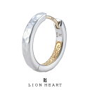 ライオンハート “HAWAIIAN” クラッチピアス (シークレットヘリテイジ) シルバー925 1EA228A0SV LION HEART K18ゴールドポス...