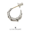 ライオンハート シルバーアクセサリー メンズ ライオンハート HOWL クラシックタテガミフープピアス 01EA0011SV LION HEART 18Kポスト ハウル シルバーピアスキャッチ メンズピアス ブランド プレゼント 誕生日