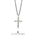 ハートネックレス（レディース） ライオンハート Petite Modern プチネックレス 【ヴィクトリアンクロス】 シルバー 01NE0211SV LION HEART ネックレス ペンダント チェーン メンズ ブランド プレゼント 誕生日