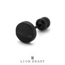 ライオンハート LH-1 トライスタッズ ピアス サンド サージカルステンレス (ブラック) 03EA0205BK LION HEART ライオン ハート ピア...