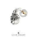 ライオンハート シルバーアクセサリー メンズ ライオンハート G型ピアス/ハウルチャームTYPE“B” シルバー925 1EA101B0SV LION HEART HOWL シルバーピアス メンズピアス ブランド プレゼント 誕生日