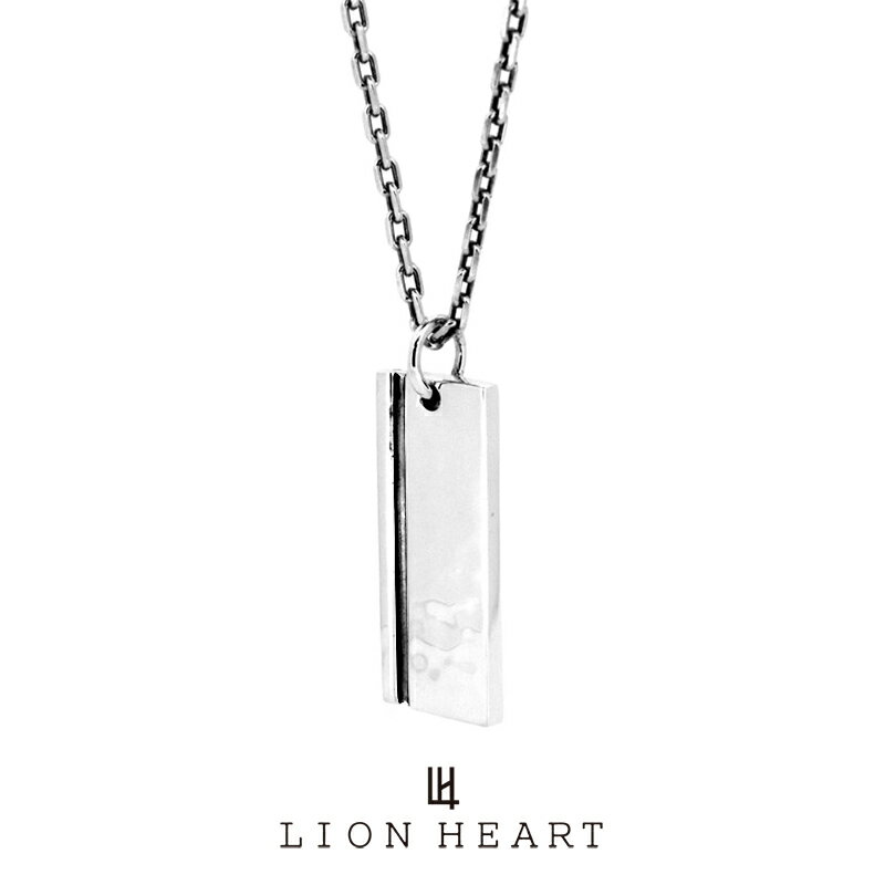 楽天メンズアクセサリー Rism Townライオンハート for Gift 槌目“S”プレートネックレス シルバー925 01NE1771SV LION HEART プレート ペンダント スポーツmix ライン メンズ ブランド プレゼント 誕生日