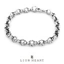 LION HEART ブレスレット  メンズ ライオンハート HOWL ミディアムタテガミブレスレット シルバー925 1BR080A0SV LION HEART ハウル シルバーブレスレット メンズ ブランド プレゼント 誕生日