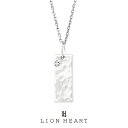 ハートネックレス（レディース） ライオンハート for Gift ELツチメプレートネックレス/シルバー925 1NE230A0SV LION HEART ETHICAL + LUXURY シルバーネックレス ペンダント 合成ダイヤ メンズ ブランド プレゼント 誕生日