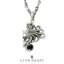 ライオンハート シルバーアクセサリー メンズ ライオンハート HOWL ハウルネックレス シルバー925 01NE0051BK LION HEART シルバーネックレス ペンダント チェーン メンズ ブランド プレゼント 誕生日