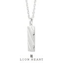 ライオンハート ライオンハート for Gift ツイスト tec プレートネックレス シルバー925 01NE1151SV LION HEART シルバーネックレス メンズ ブランド プレゼント 誕生日