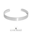 ライオンハート LH-1 ワイド ストレートバングル サージカルステンレス 03BA0085SV LION HEART ライオン ハート ステンレスバングル ブ...
