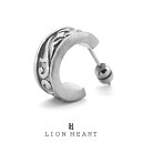ライオンハート LH-1 トライG型ピアス タテガミ サージカルステンレス (シルバー) 03EA0135SV 金属アレルギー対応 LION HEART ライオ...