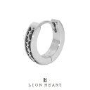 ライオンハート ライオンハート LH-1 イバラ フープピアス サージカルステンレス 03EA0275SV (金属アレルギー対応) LION HEART 1点売り 片耳用 メンズ ブランド プレゼント 誕生日 [ネコポス対応]