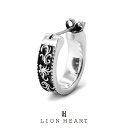 ライオンハート HOWL クロッシング ピアス タテガミハウル シルバー925 1EA159A0SV LION HEART ライオン ハート メンズ 男性 フー...
